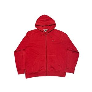 Nike Red Solo Swoosh Hoodie